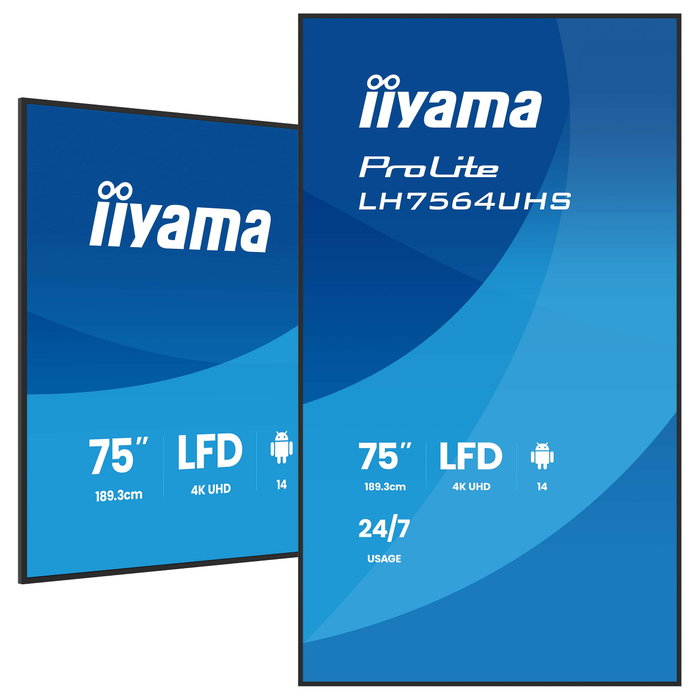 iiyama ProLite LH7564UHS-B1AG 75 Pulgadas 4K UHD Android 14