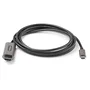 StarTech CDP2HDMM2MH Cable Adaptador USB-C Macho a HDMI Macho 4K 60Hz HDR10 Thunderbolt 3 2m - Negro y Plata