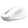 Trust Mouse Inalámbrico Bluetooth/2.4GHz, 7 Botones, 800-3200 DPI Ajustable, Recargable, Color Blanco
