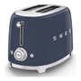 Smeg TSF01NBEU Tostadora 2 Ranuras, Navy Blue, Acero Inoxidable, 6 Niveles de Tostado, 950W