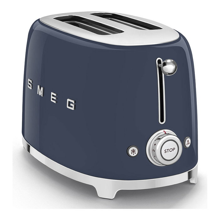Smeg TSF01NBEU Tostadora 2 Ranuras, Navy Blue, Acero Inoxidable, 6 Niveles de Tostado, 950W Smeg TSF01NBEU Tostadora 2 Ranuras, Navy Blue, Acero Inoxidable, 6 Niveles de Tostado, 950W