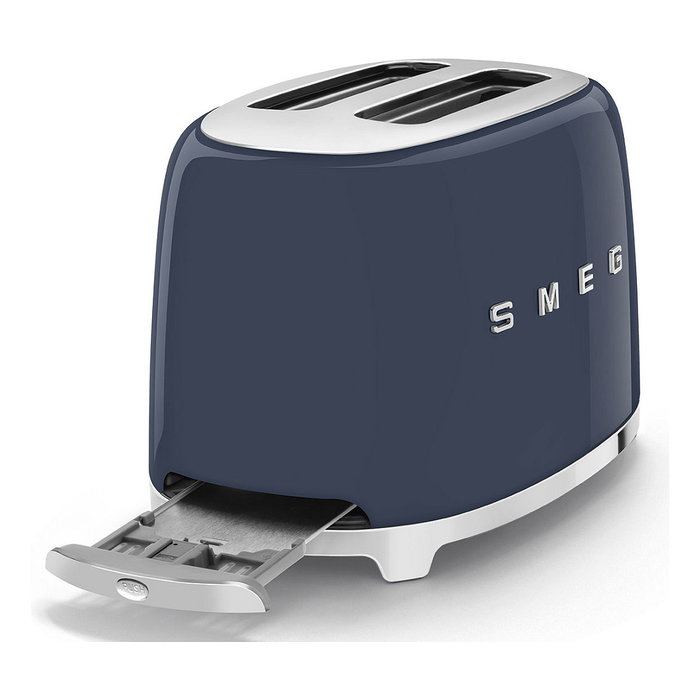 Smeg TSF01NBEU Tostadora 2 Ranuras, Navy Blue, Acero Inoxidable, 6 Niveles de Tostado, 950W Smeg TSF01NBEU Tostadora 2 Ranuras, Navy Blue, Acero Inoxidable, 6 Niveles de Tostado, 950W