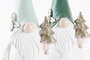 DKD Home Decor Figura de Navidad Gnomo Fantasía de Resina Verde y Verde Menta, 20 cm de Alto, 7x8x20 cm (Pack 2 Unidades)