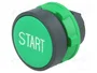 SCHNEIDER ELECTRIC Interruptor de presión Harmony XB5 verde 22mm