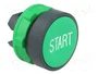 SCHNEIDER ELECTRIC Interruptor de presión Harmony XB5 verde 22mm