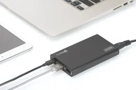 Digitus DA-10194 Estación de carga universal de viaje USB-C 40W Negro