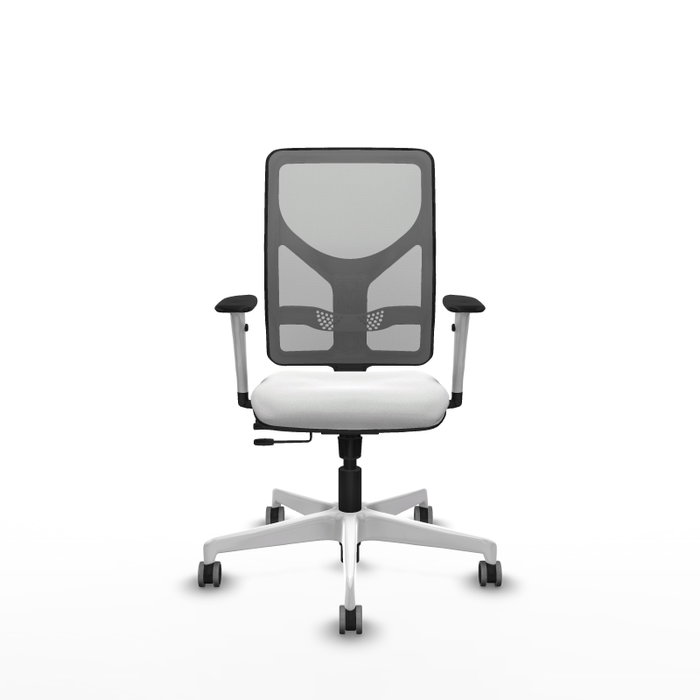 PIQUERAS Y CRESPO Silla de oficina Motilla con mecanismo Sincro/Traslack Blanco y Gris PIQUERAS Y CRESPO Silla de oficina Motilla con mecanismo Sincro/Traslack Blanco y Gris