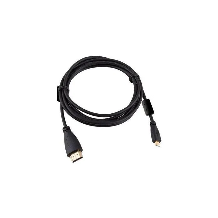 Powergreen Cable HDMI a Micro HDMI M/M 3m, Conectores Dorados 24K, Doble Filtro Ferrita, Negro, Certificado CE