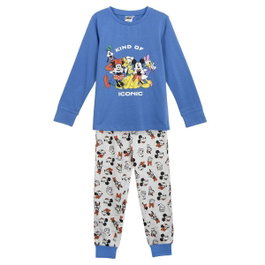 Cerdá Pijama Largo Single Jersey Mickey 4 Años Azul