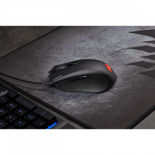 Corsair CH-9301111-EU Ratón Gaming RGB Pro Mano Derecha USB Óptico 12000 DPI Negro