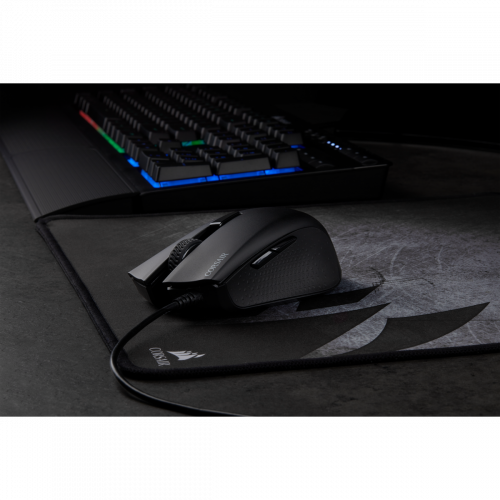 Corsair CH-9301111-EU Ratón Gaming RGB Pro Mano Derecha USB Óptico 12000 DPI Negro