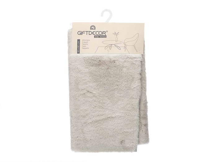 Giftdecor Alfombra Rabbit 50x80 cm Gris Claro (Set de 6)