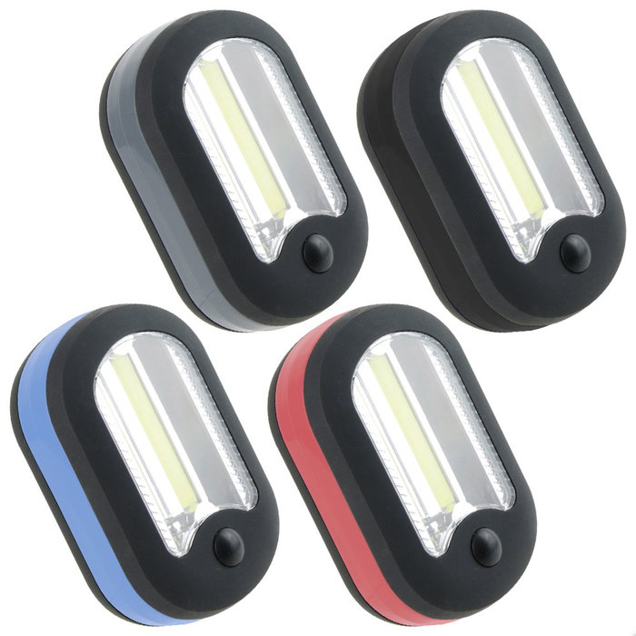 Lámpara con Gancho LED COB Je cherche une Idee, Portátil, Multifuncional, Hogar, Senderismo, Camping, 2 Intensidades de Luz