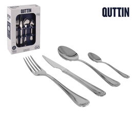 Inde Cubertería 24 Piezas "Antartica" con Diseño Moderno (8 Unidades)