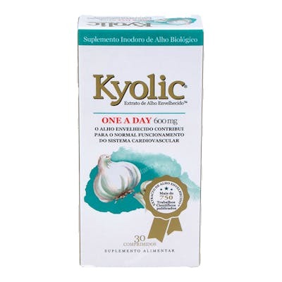 Kyolic One A Day 30 Comprimidos | Ajo Envejecido para el Sistema Cardiovascular | Universo Natural Kyolic One A Day 30 Comprimidos | Ajo Envejecido para el Sistema Cardiovascular | Universo Natural
