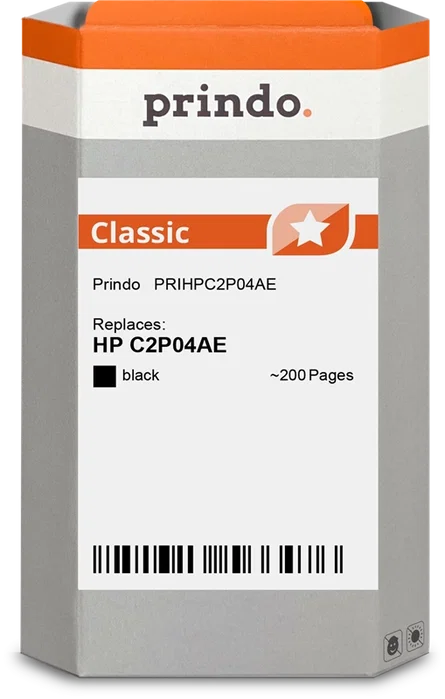 Prindo Cartucho de tinta negro PRIHPC2P04AE Classic Prindo Cartucho de tinta negro PRIHPC2P04AE Classic
