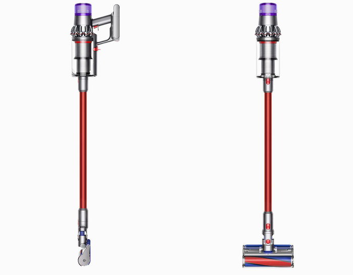 Dyson V11 Fluffy Níquel/Rojo