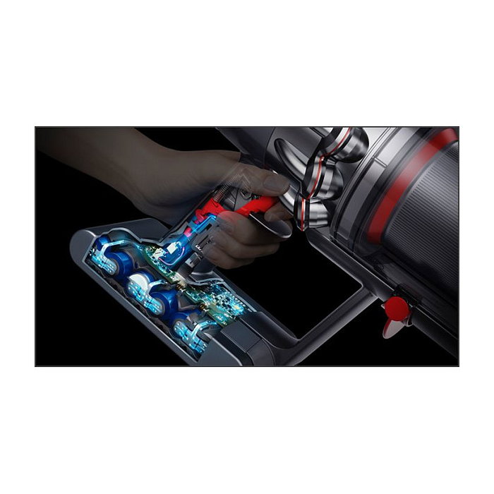 Dyson V11 Fluffy Aspiradora Escoba Inalámbrica (Nickel/Rojo)