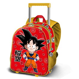 Dragon Ball Mochila con Ruedas Pequeña Kintoun Rojo Infantil