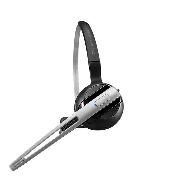 EPOS | SENNHEISER IMPACT DW Office USB ML Auriculares Inalámbricos Monoauricular para Oficina/Call Center, Certificados Skype for Business, Negro/Plata - EU
