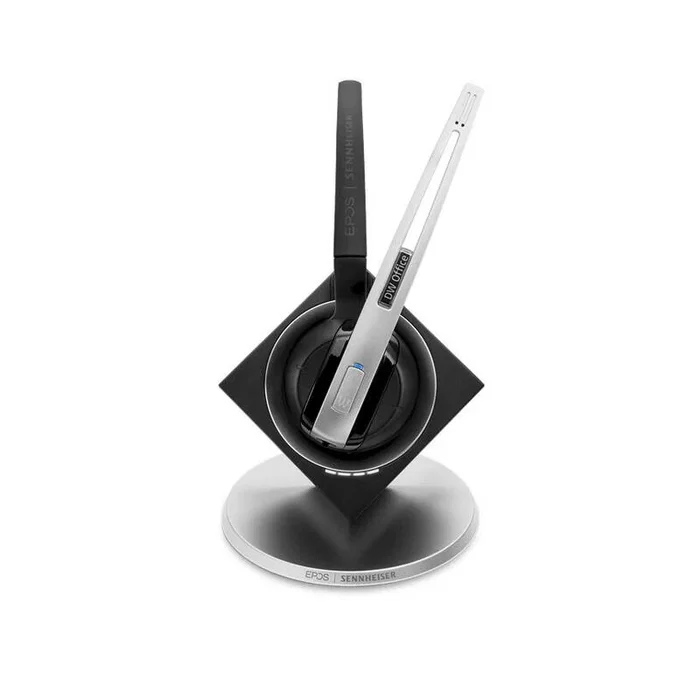 EPOS | SENNHEISER IMPACT DW Office USB ML Auriculares Inalámbricos Monoauricular para Oficina/Call Center, Certificados Skype for Business, Negro/Plata - EU