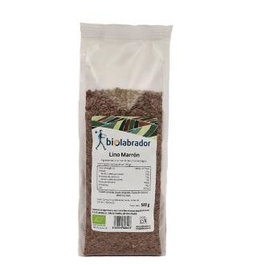 BIOLABRADOR Linaza Marron 500Gr. Semillas de Lino Marron de Cultivo Ecológico
