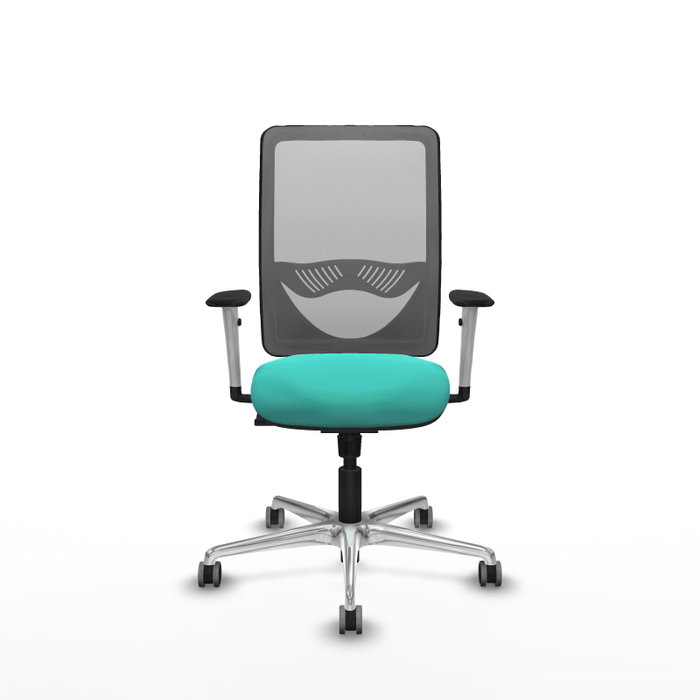 PIQUERAS Y CRESPO Silla de oficina Zulema con mecanismo Sincro, Turquesa y Gris PIQUERAS Y CRESPO Silla de oficina Zulema con mecanismo Sincro, Turquesa y Gris