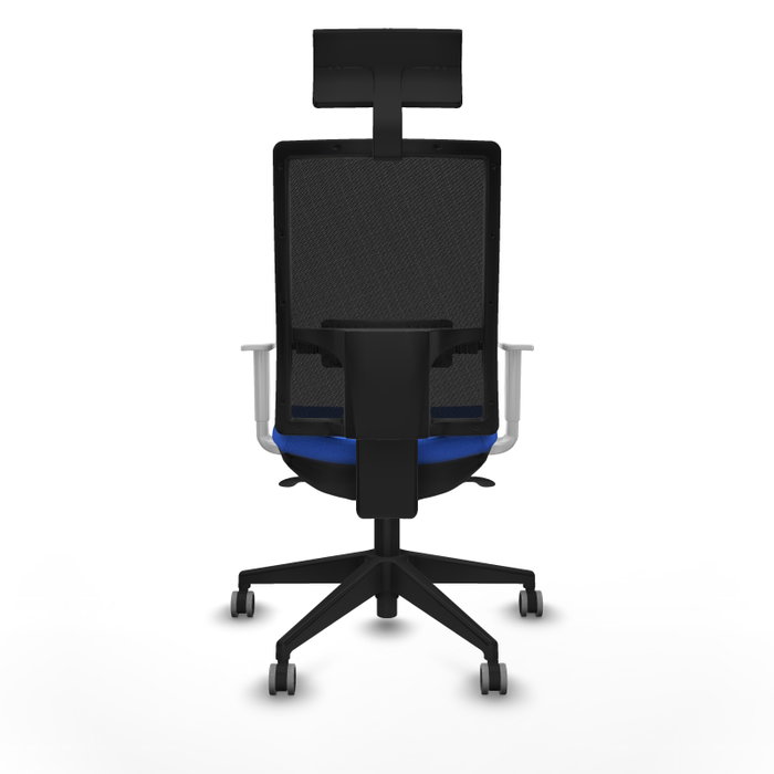 PIQUERAS Y CRESPO Silla de oficina Horna con mecanismo Sincro, Azul y Negro
