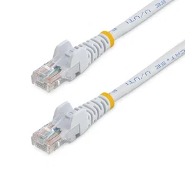 StarTech Cable de parcheo Cat5e de 7m blanco con conectores RJ45 snagless