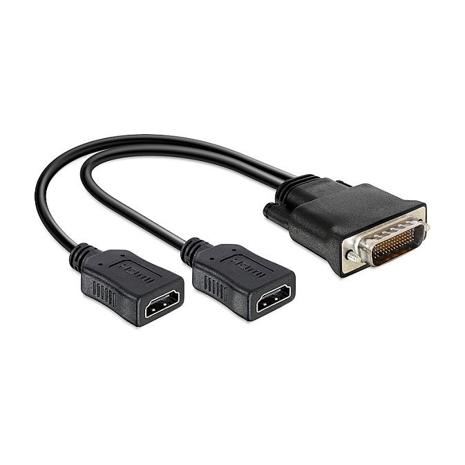 DeLOCK 65280 Adaptador de vídeo DMS a 2x HDMI Negro DeLOCK 65280 Adaptador de vídeo DMS a 2x HDMI Negro