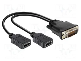 DeLOCK Adaptador de Vídeo 65280 DMS-59 a 2 x HDMI
