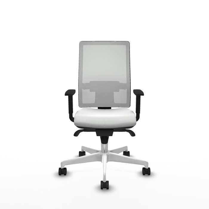 PIQUERAS Y CRESPO Silla de oficina Horna con mecanismo Sincro Blanco PIQUERAS Y CRESPO Silla de oficina Horna con mecanismo Sincro Blanco