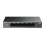 Tp - link LS106LP Switch de Escritorio 6 Puertos 10/100 Mbps con 4 Puertos PoE 802.3af y 41W de Presupuesto PoE