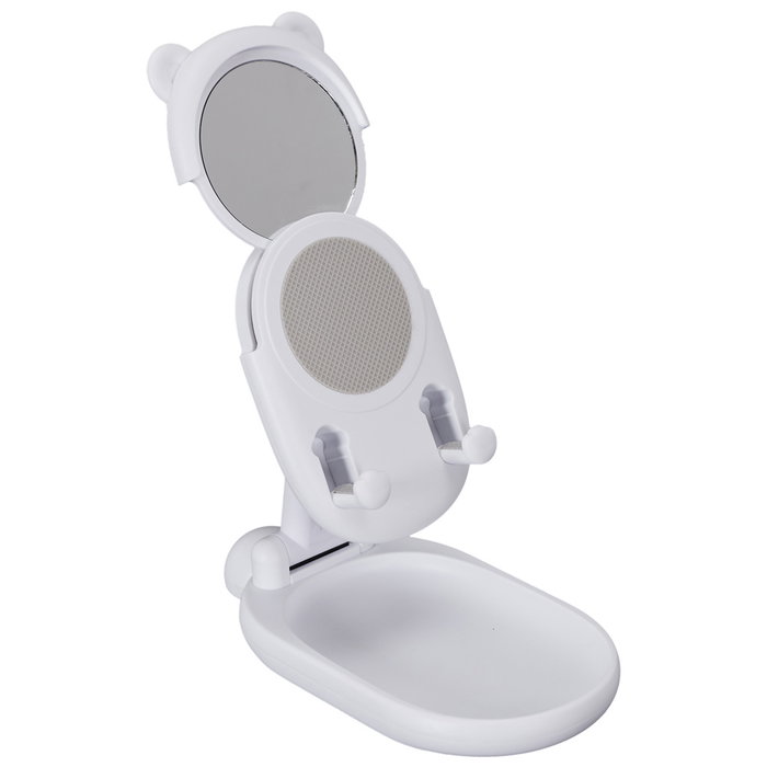 The Concept Factory Soporte Móvil Plegable Kawaii con Espejo para Maquillaje, Rosa, Blanco, Negro The Concept Factory Soporte Móvil Plegable Kawaii con Espejo para Maquillaje, Rosa, Blanco, Negro