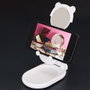 The Concept Factory Soporte Móvil Plegable Kawaii con Espejo para Maquillaje, Rosa, Blanco, Negro