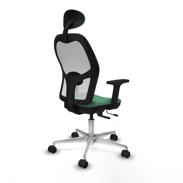 PIQUERAS Y CRESPO Silla de oficina Jorquera Verde esmeralda y Blanco PIQUERAS Y CRESPO Silla de oficina Jorquera Verde esmeralda y Blanco
