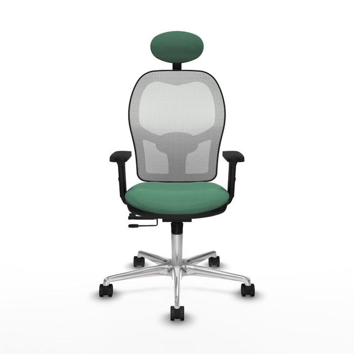 PIQUERAS Y CRESPO Silla de oficina Jorquera Verde esmeralda y Blanco PIQUERAS Y CRESPO Silla de oficina Jorquera Verde esmeralda y Blanco