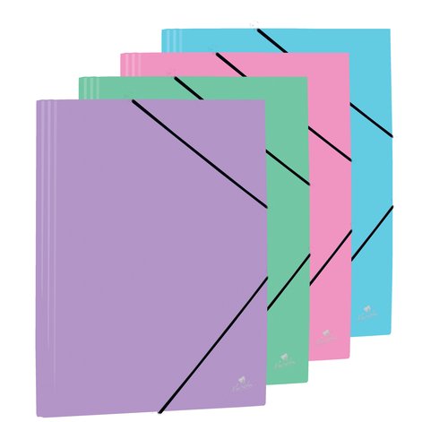Mariola Carpeta con Gomas y Solapas Folio Polipropileno 450 Micras, Colores Pastel Surtidos (Set de 12) (Set de 12) Mariola Carpeta con Gomas y Solapas Folio Polipropileno 450 Micras, Colores Pastel Surtidos (Set de 12) (Set de 12)