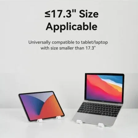 Vention Soporte KDNW0 para Portátil/Tablet hasta 17.3" Color Blanco