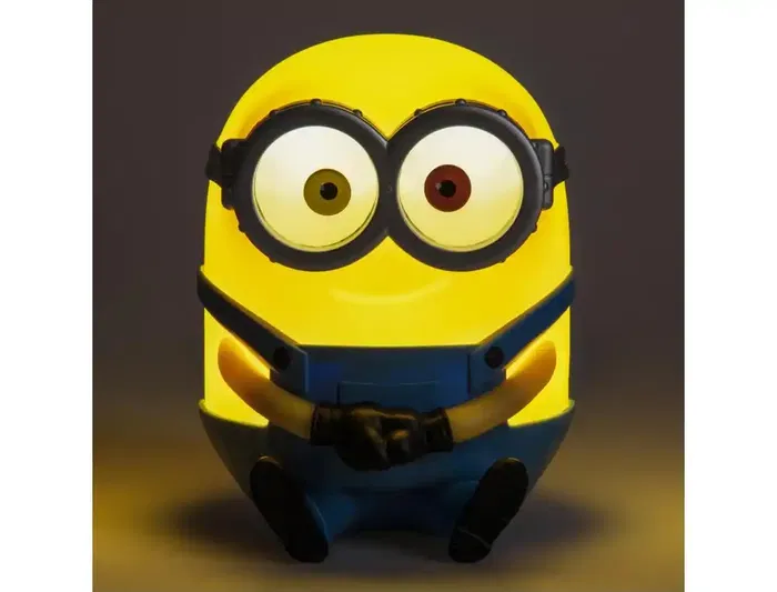Wondee Lampara Minion Bob Capuchon 11x80x85mm Luz Decorativa Infantil Regalo Fan