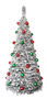 DKD Home Decor Árbol LED PVC Nevado 63,5x63,5x150 IP44