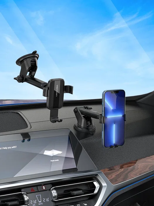 Vention KCOB0 Soporte de Smartphone para Coche con Sujeción Automática, Ventosa Ultraestable y Brazo Extensible de 161.9 mm para Pantallas de 4.7" a 7.2", Negro Vention KCOB0 Soporte de Smartphone para Coche con Sujeción Automática, Ventosa Ultraestable y Brazo Extensible de 161.9 mm para Pantallas de 4.7" a 7.2", Negro