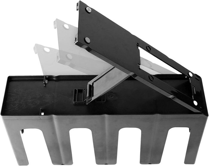 My Bar Organizador Vasos-Tapas Abatible 4 Secciones 44 cm Largo x 11.5 cm Ancho x 22.5 cm Alto (6 Unidades)