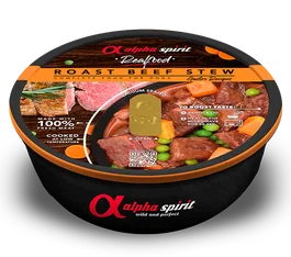 Alpha Spirit Realfood Estofado de Ternera para Perros 9x280 gr