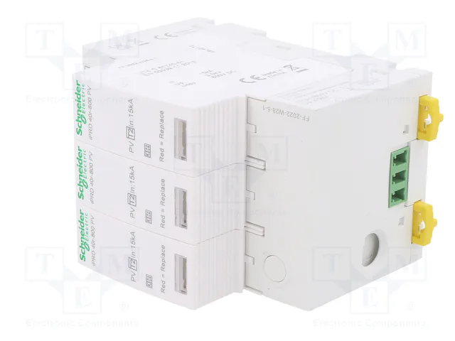 SCHNEIDER ELECTRIC Limitador de sobretensiones ACTI9 Tipo 2 de 3 polos SCHNEIDER ELECTRIC Limitador de sobretensiones ACTI9 Tipo 2 de 3 polos