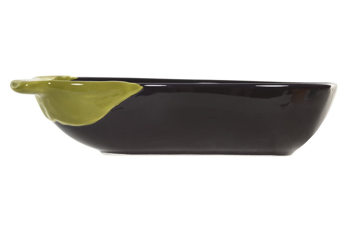 DKD Home Decor Bol Gres Lila Verde 22 x 11 x 4.5 cm (2 Unidades) Apto Lavavajillas