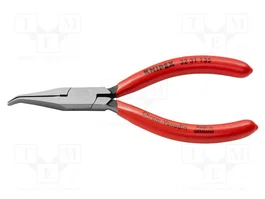 KNIPEX Alicates de punta semiredonda curva y prolongada 135 mm