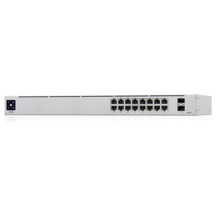 Ubiquiti UniFi USW-16-POE Switch Gestionado 16 Puertos Gigabit con 8 puertos PoE+