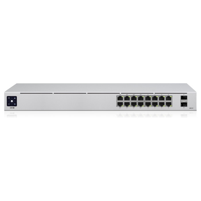 Ubiquiti UniFi USW-16-POE Switch Gestionado 16 Puertos Gigabit con 8 puertos PoE+