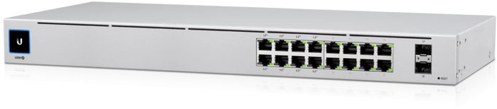 Ubiquiti UniFi USW-16-POE Switch Gestionado 16 Puertos Gigabit con 8 puertos PoE+